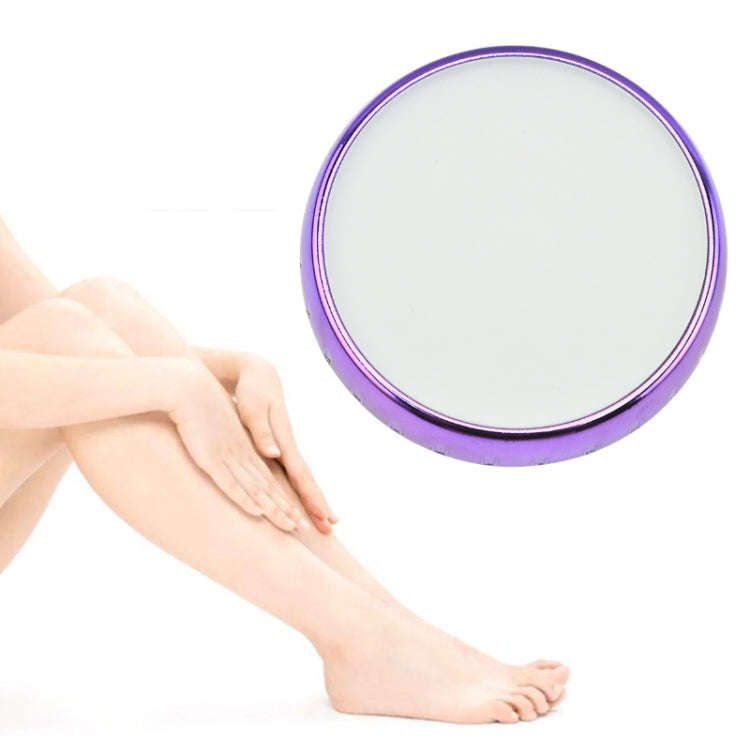 Manual Glass Shaver Physical Painless Gentle Epilator(Purple)