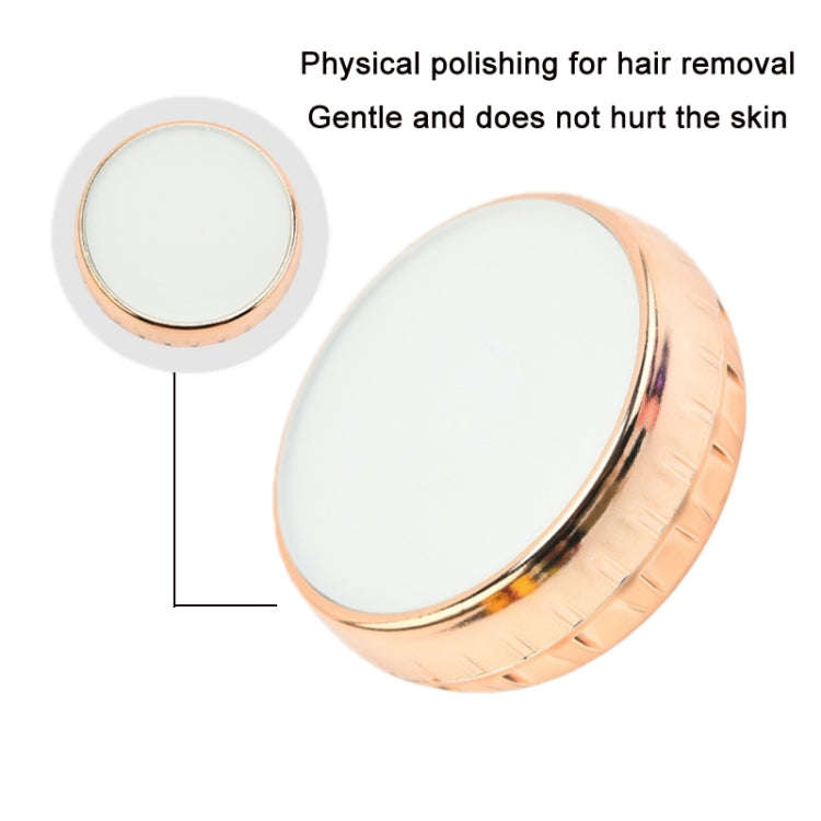 Manual Glass Shaver Physical Painless Gentle Epilator(Rose Gold)