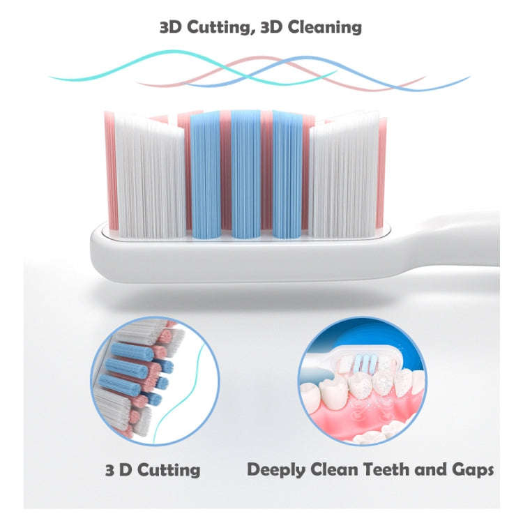 Toothbrush Head For Philips HX3/HX6/HX9 Series(Double Effect Black)