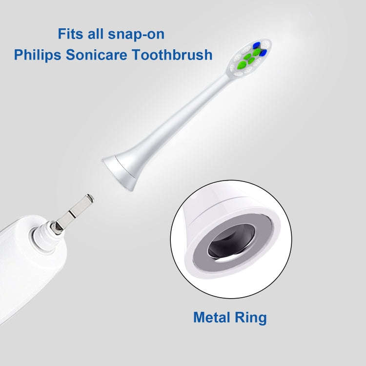 Toothbrush Head For Philips HX3/HX6/HX9 Series(Double Effect Black)