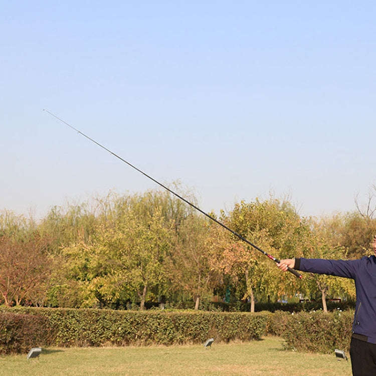Telescopic Lure Rod Mini Fishing Rod Portable Fishing Tackle, Length: 2.1m(Red Curved Handle)