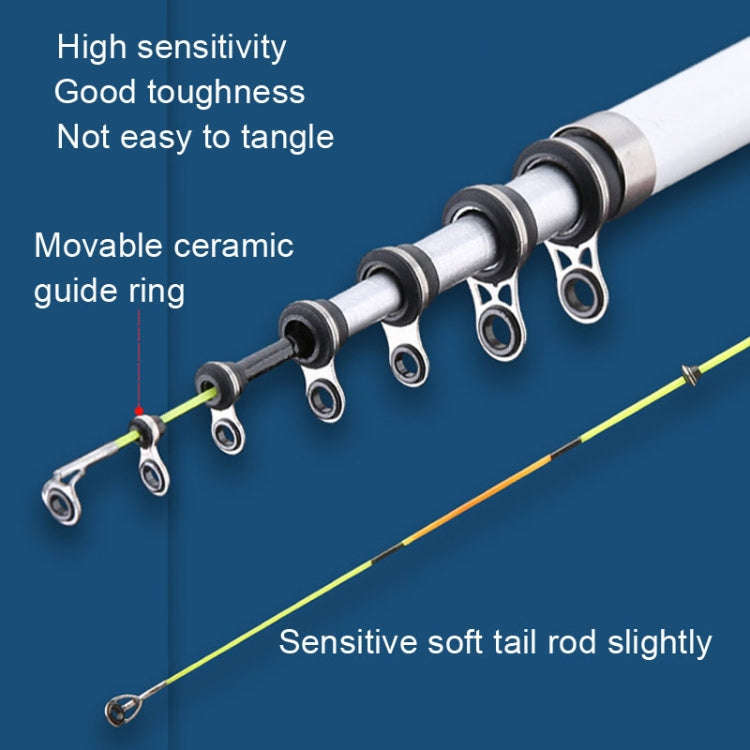 Soft Tailed Small Rod Retracting Short Raft Fishing Rod, Length: 2.7m