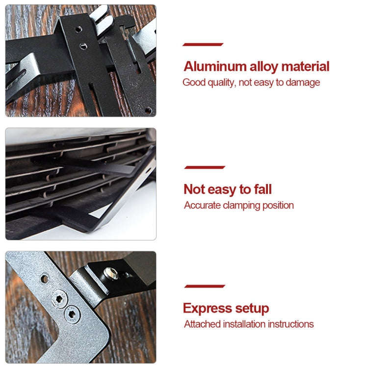 Punch-free Front License Plate Holder American License Plate Bracket(For Tesla Model Y)