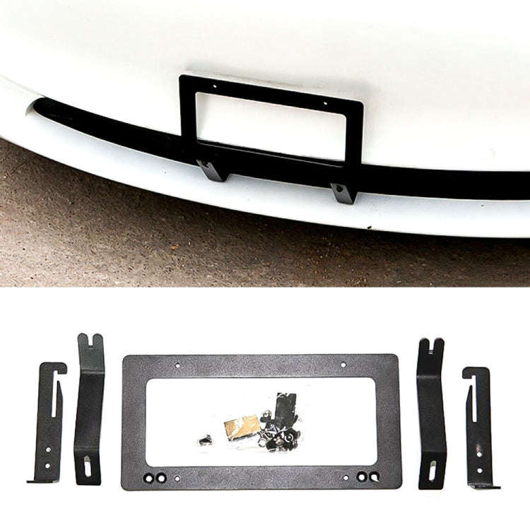 Punch-free Front License Plate Holder American License Plate Bracket(For Tesla Model Y)
