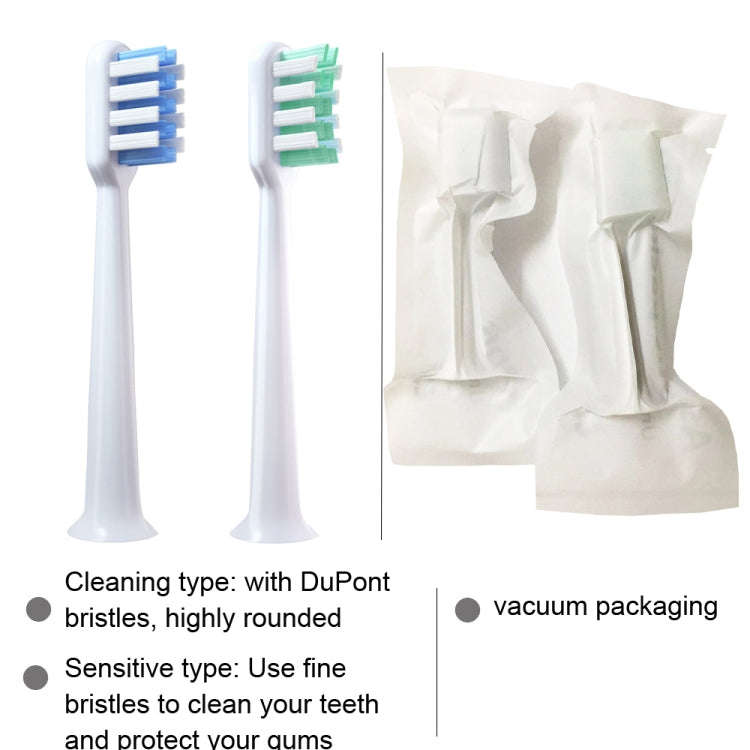 3 PCS For DR. Bei  Electric Toothbrush Replacement Head(Sensitive Type)