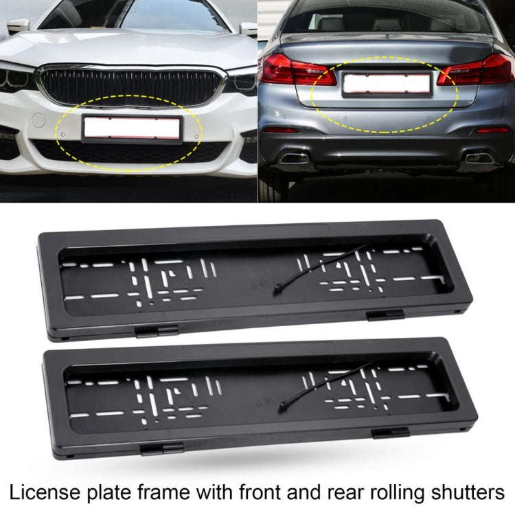 European Standard Electric License Plate Roller Shutter Protective Cover