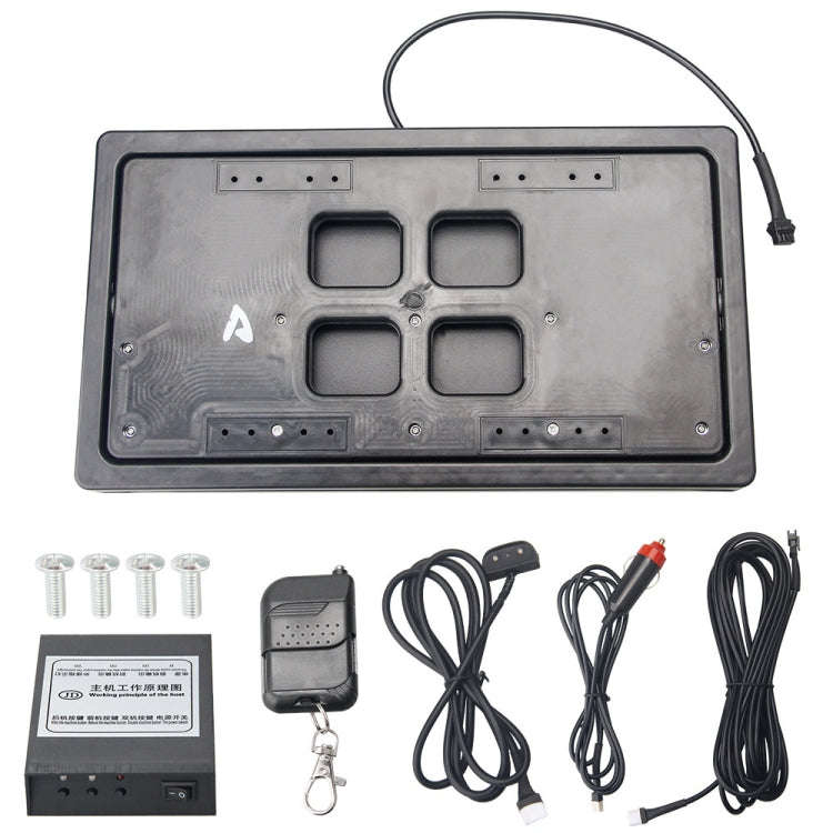 US Standard Car Flip Retractable License Plate Holder Hidden Shutter Cover License Plate Holder