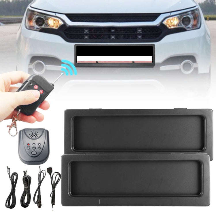 Australian Regulations Front And Rear Dual-Brand Electric Vehicle License Plate Frame