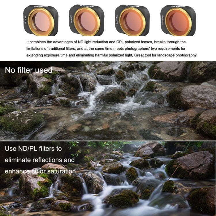 Sunnylife MM3-FI411 For Mini 3 Pro Filter, Color: ND4 / PL