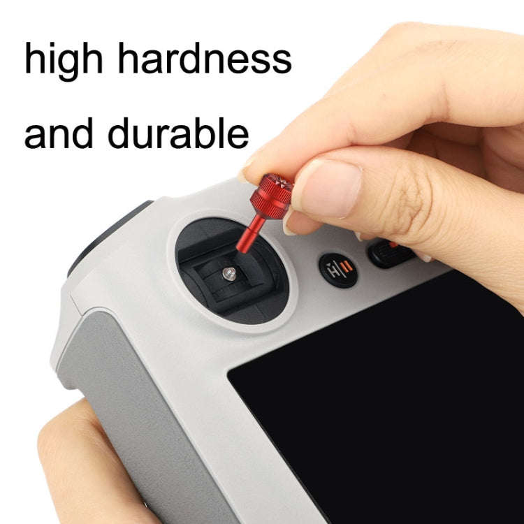 1 Pair Sunnylife MM3-YG393 For DJI Mini3 Pro DJI RC With Screen Remote Control Thumb Rocker(Red)