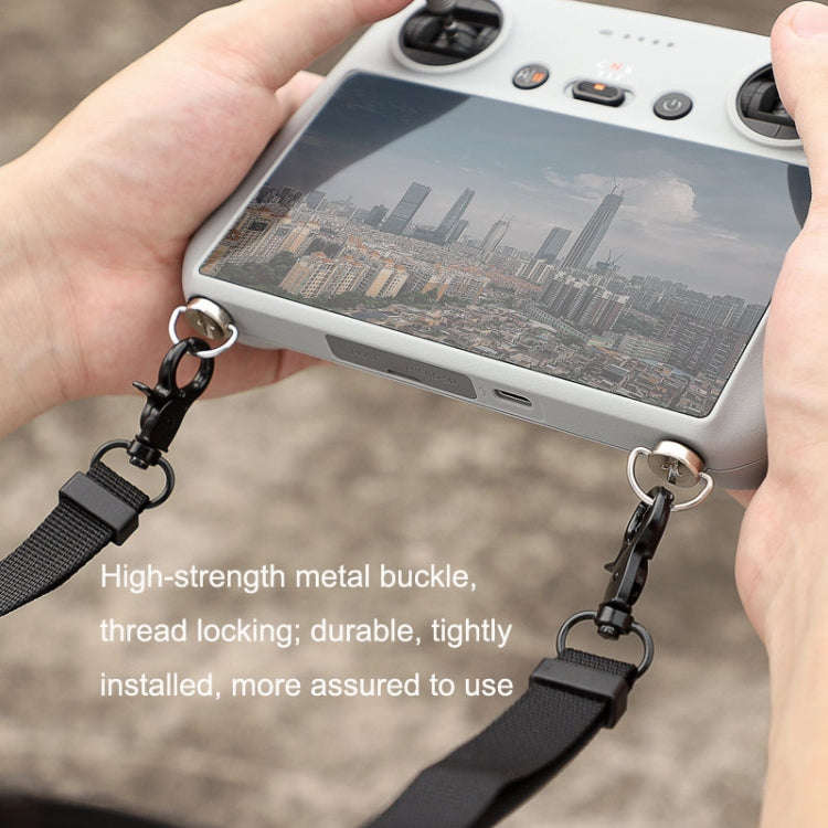 Sunnylife GS394 For Mini 3 Pro DJI RC With Screen Remote Control Lanyard(Black)