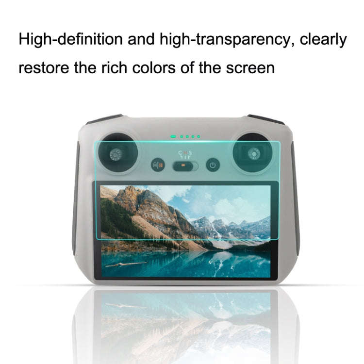 Sunnylife MM3-GHM387 9H 2.5D HD Tempered Glass Film For Mini3 Pro Remote Control(As Show)