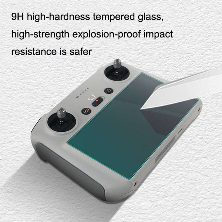 Sunnylife MM3-GHM387 9H 2.5D HD Tempered Glass Film For Mini3 Pro Remote Control(As Show)