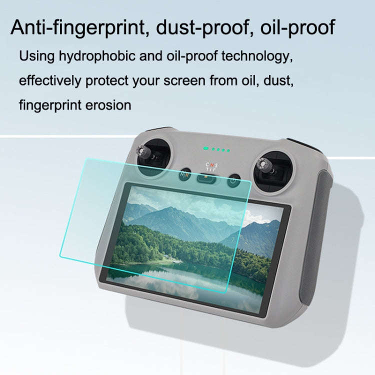 Sunnylife MM3-GHM387 9H 2.5D HD Tempered Glass Film For Mini3 Pro Remote Control(As Show)