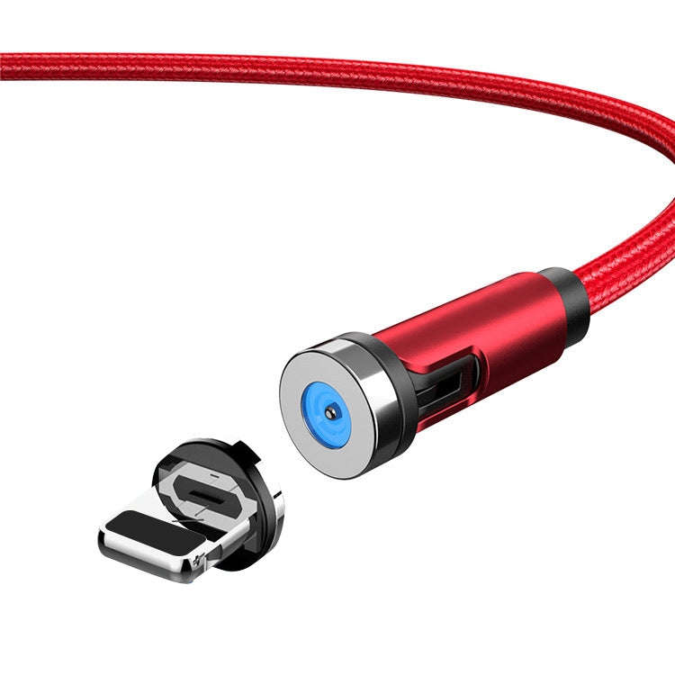 CC56 8Pin Magnetic Interface Dust Plug Rotating Data Charging Cable, Cbale Length: 1m(Red)