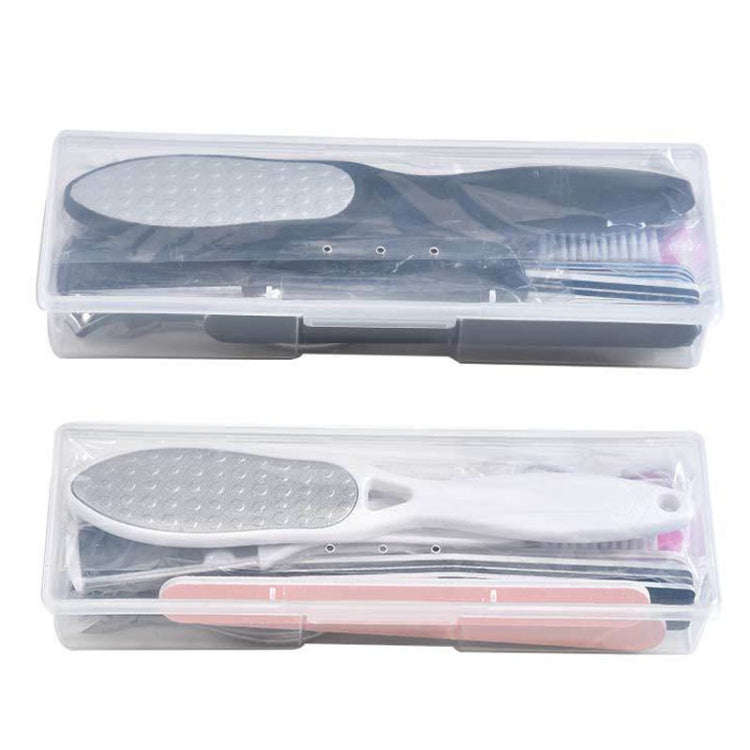 DT17-1 17 In 1 Pedicure Kit Foot File And Grinder Exfoliating Manicure And Pedicure Tools(Black)