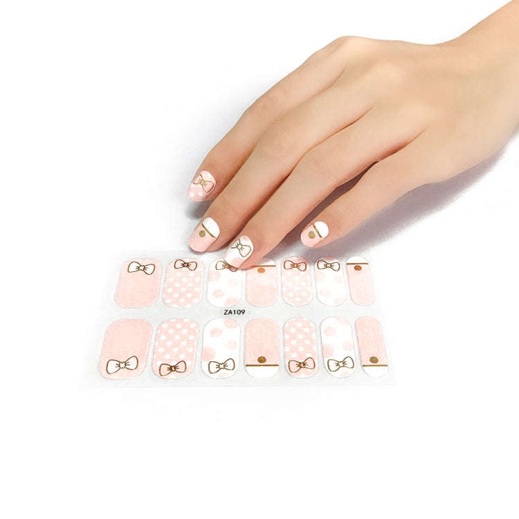 10 PCS 3D Hot Stamping Waterproof Nail Art Sticker(Z/A109)