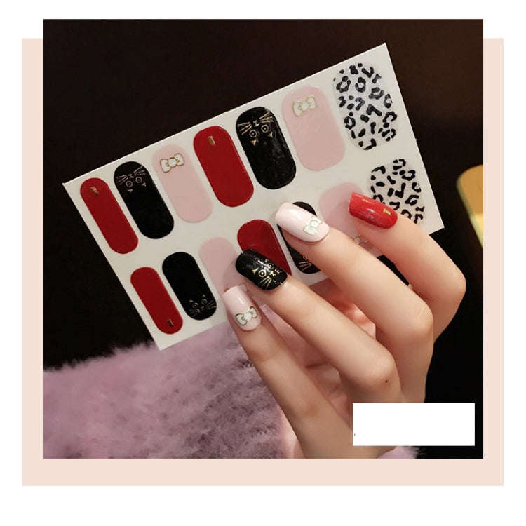 10 PCS 3D Hot Stamping Waterproof Nail Art Sticker(Z/A115)