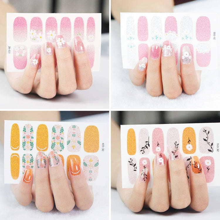 10 PCS 3D Hot Stamping Waterproof Nail Art Sticker(Z/A093)