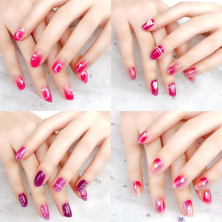 10 PCS 3D Hot Stamping Waterproof Nail Art Sticker(Z/A086)