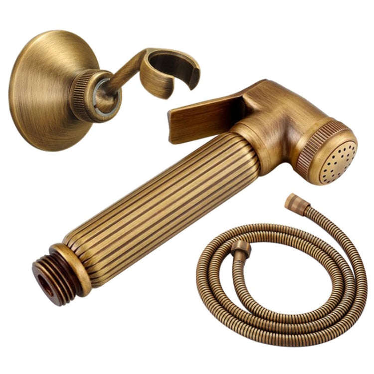 Multifunctional Wome Washers Pressure With Water Stop Woman Wash Nozzle, Style: Antique + Hose + ...