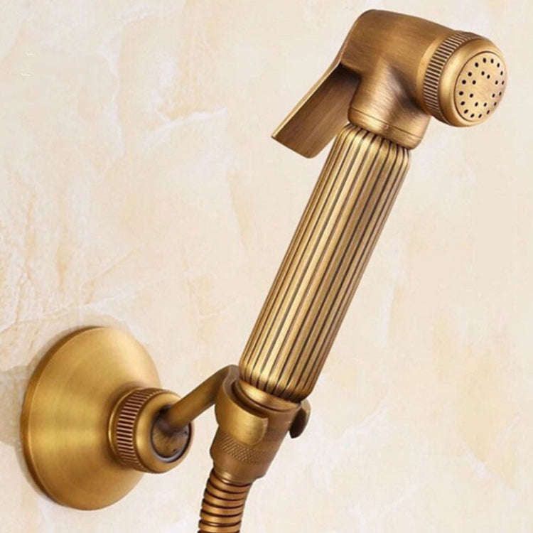 Multifunctional Wome Washers Pressure With Water Stop Woman Wash Nozzle, Style: Antique + Hose + ...