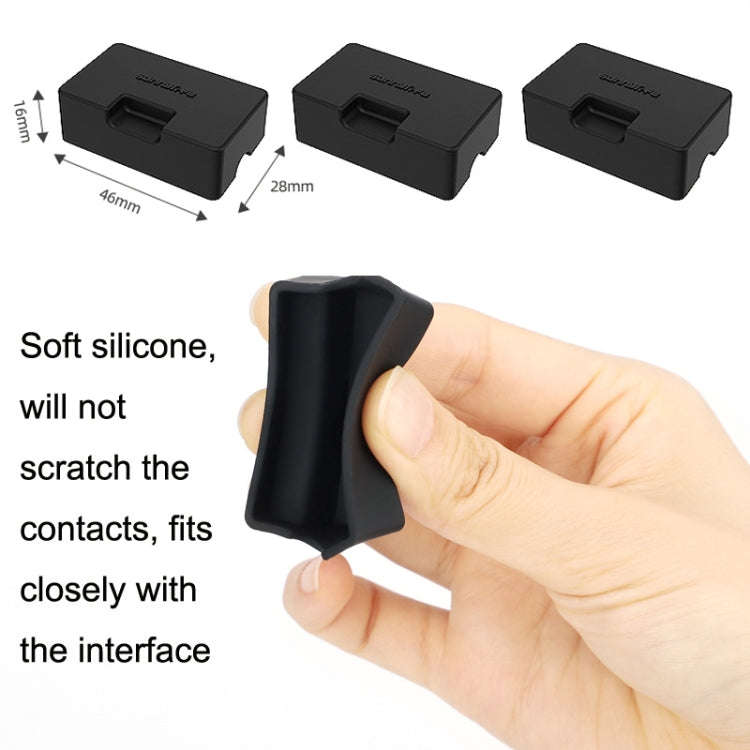 3PCS Sunnylife MM3-DC405 For DJI Mini 3 Pro Short Circuit Resistant Battery Silicone Dust Cover(B...
