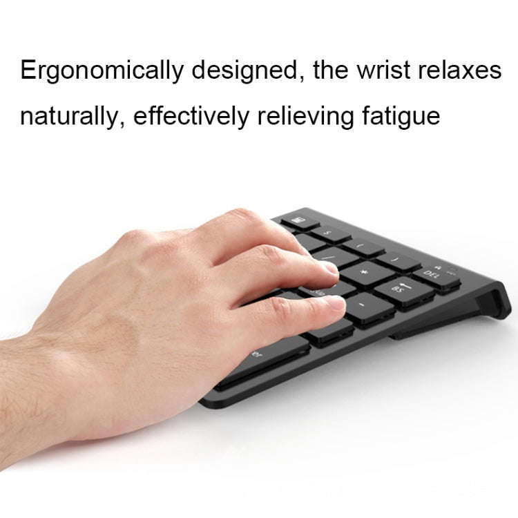 BT302 28 Keys Laptop Mini Wireless Keyboard, Spec: Bluetooth (Gray)