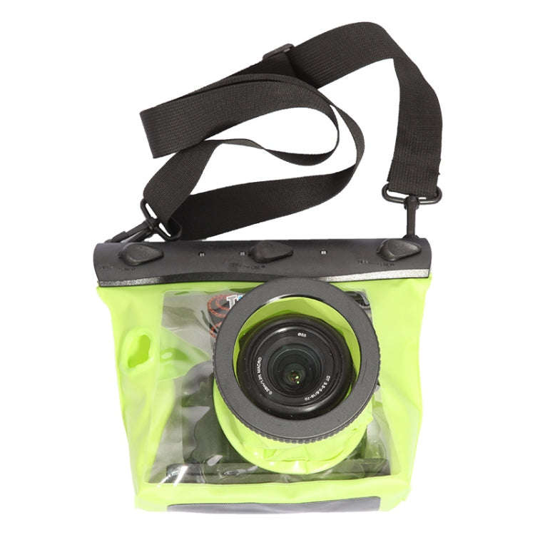 Tteoobl  20m Underwater Diving Camera Housing Case Pouch  Camera Waterproof Dry Bag, Size: L(Blue)