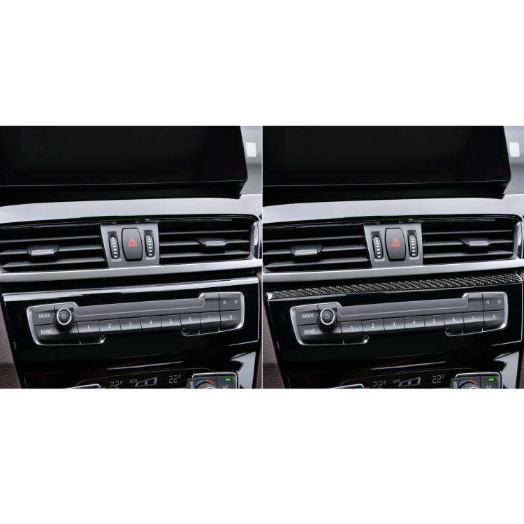 For BMW X1 F48/X2 F39 Left-Hand Drive Radio Panel Upper Sticker(Black)