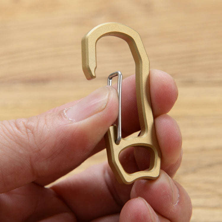 Bronze Keychain Retro Fast Hanging Spring Climbing Buckle