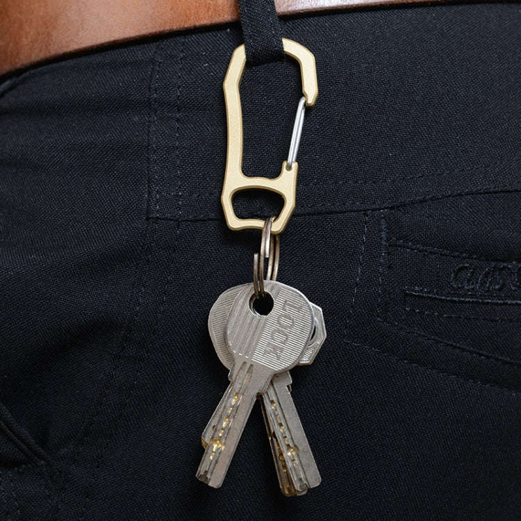 Bronze Keychain Retro Fast Hanging Spring Climbing Buckle