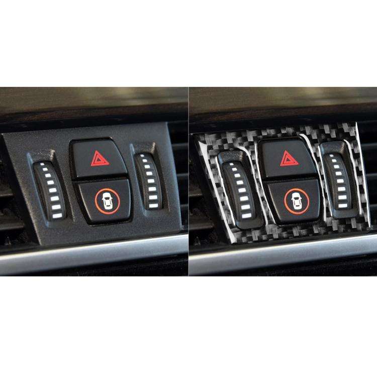 For BMW X1 F48/X2 F39 Central Air Outlet Knob Sticker(Black)