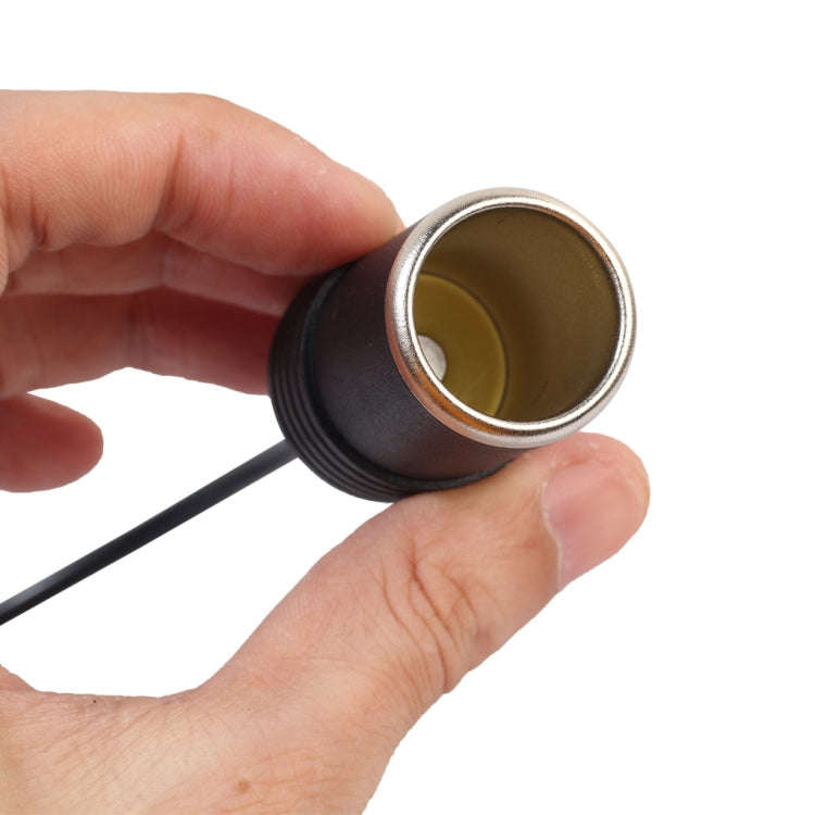2 PCS Car USB to Cigarette Lighter Socket 5V to 12V Boost Power Adapter Cable, Model: 60cm