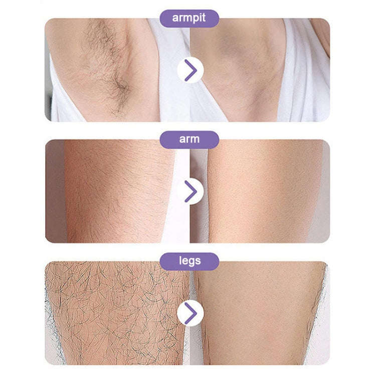 Nano -Glass Hair Removal Physical Painless Safe Epilator(Mattle White)