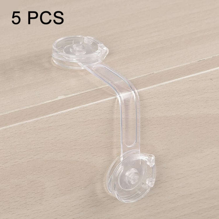 5 PCS/Pack Children Drawer Anti-opening Cabinet Door Refrigerator Safety Lock