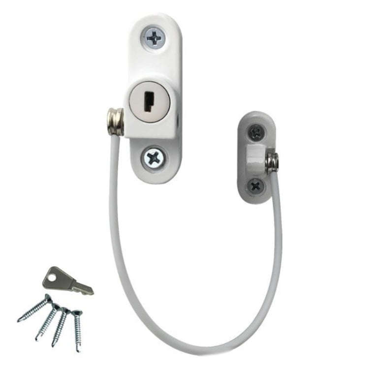 Children High-rise Anti-fall Safety Lock Window Push Limiter, Color: White