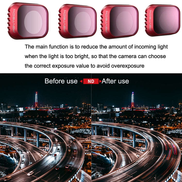 ND8+ND16+ND32+ND64 PGYTECH Filter Protecting Lens And Sensor For DJI Mini 3 Pro