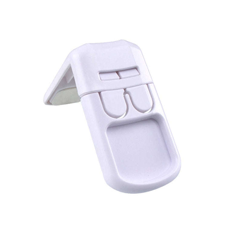 3 PCS Drawer Cabinet Door Child Safety Right Angle Lock(White)