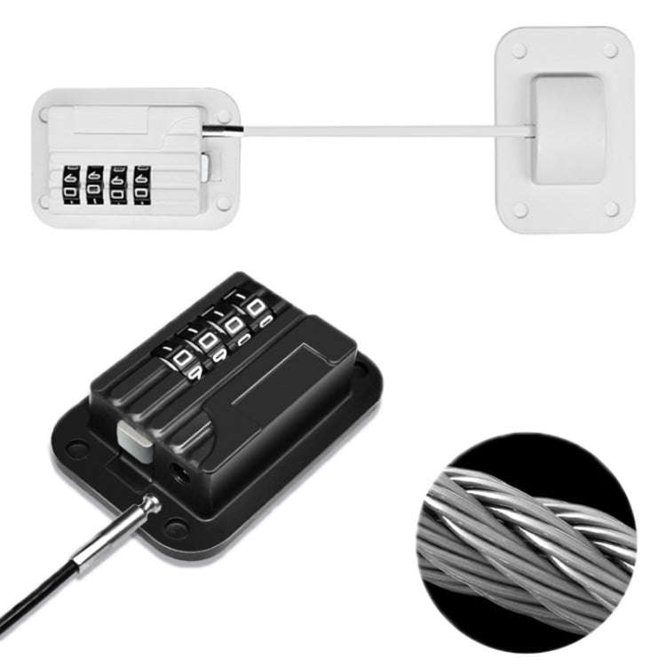 Children Window Anti-fall Protection Password Lock(White)
