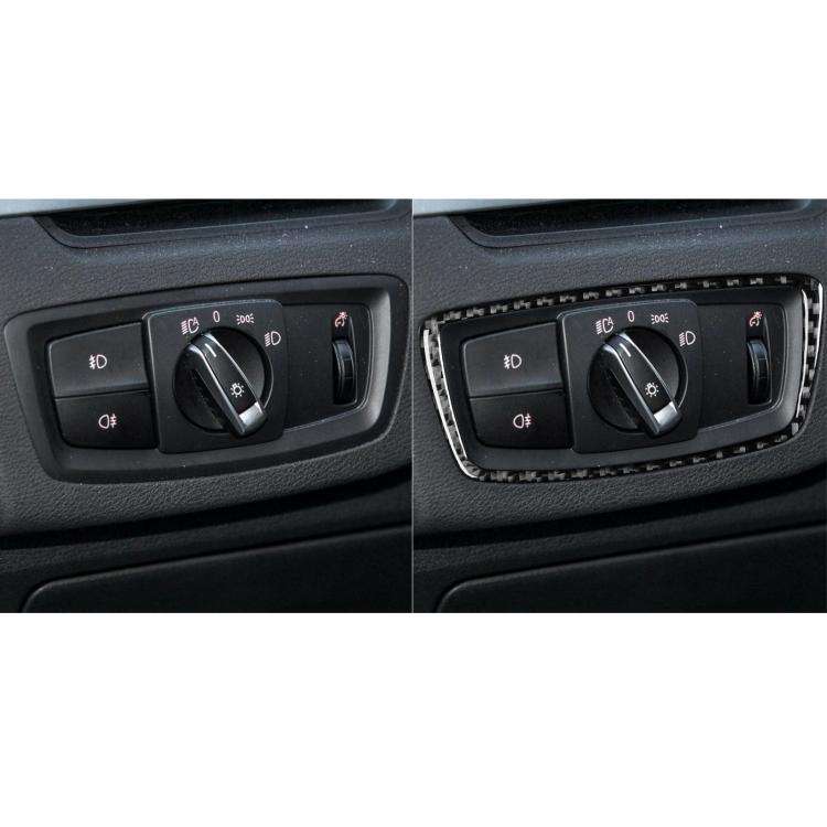 For BMW X1 F48/X2 F39 Dark Light Control Sticker(Black)