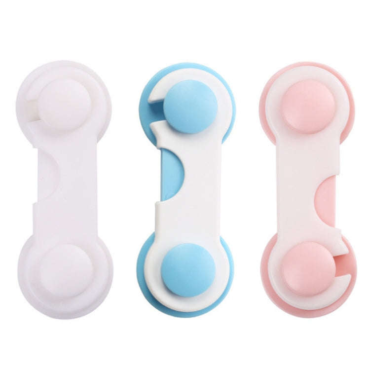 20 PCS Children Home Wardrobe Anti-opening Safety Lock(White)
