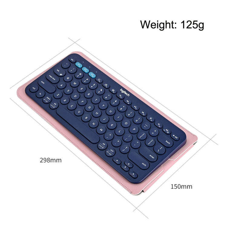 K380 Collection Bag Light Portable Dustproof Keyboard Protective Cover(Light Pink)