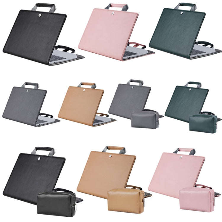 Laptop Bag Protective Case Tote Bag For MacBook Pro 15.4 inch, Color: Dark Gray