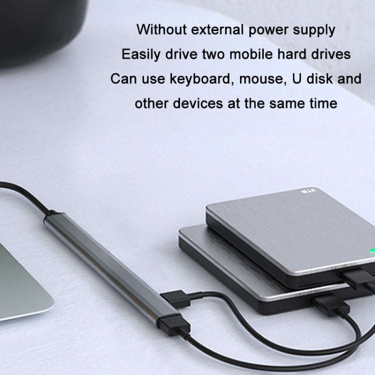 7 in 1 USB3.0 Docking Station Laptop Multifunctional HUB(Type-C Interface)