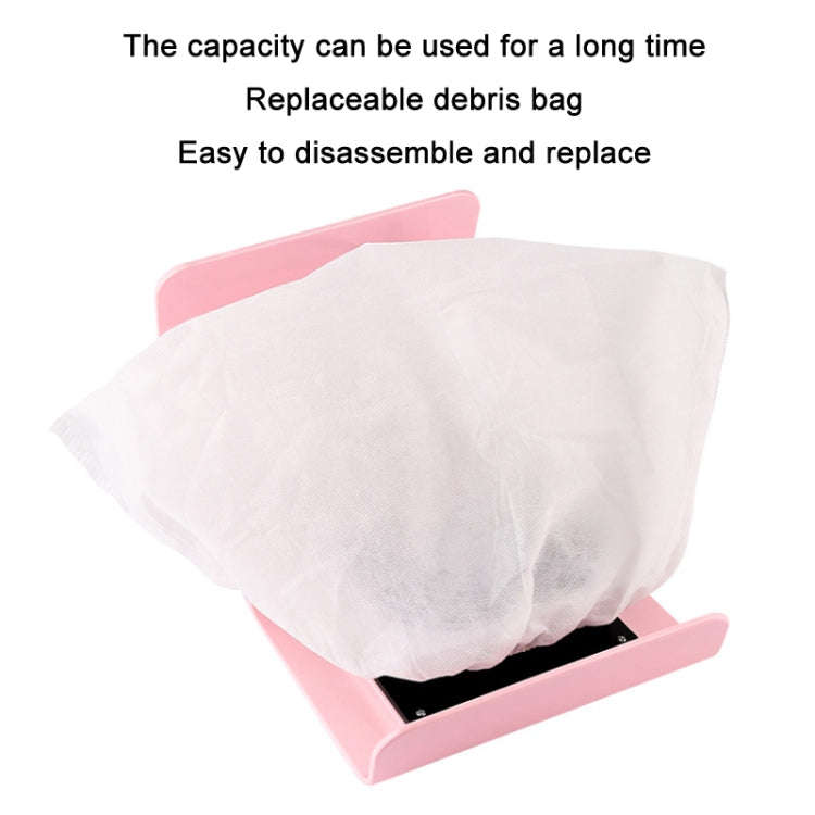 40W Nail Art Vacuum Cleaner Dust Collector, Specification: EU Plug (Pink)