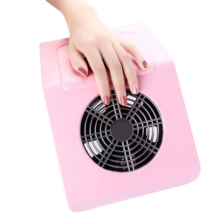 40W Nail Art Vacuum Cleaner Dust Collector, Specification: EU Plug (Pink)