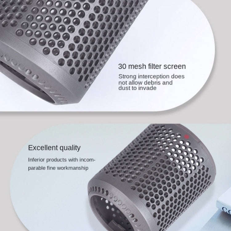 2 PCS Outer Cover Dust Filter for Dyson Hair Dryer HD01/HD03/HD08(Silver)