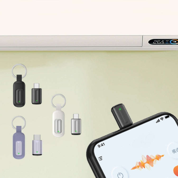 Ocrustar Capsule Mobile Phone Infrared Universal Remote Control, Color: Type-C (Silver)