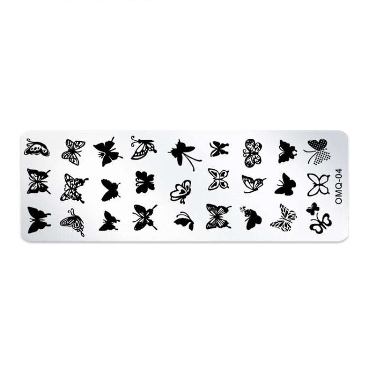 5 PCS Nail Art Print Template Nail Art Tools(OMQ-04)